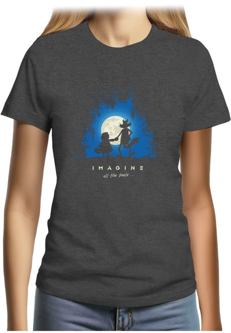 T-Shirt Femme Conte loup et chaperon rouge