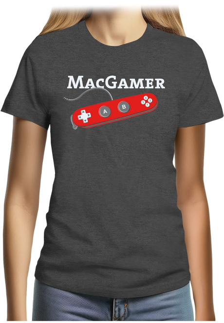 T-Shirt Femme La manette MacGamer