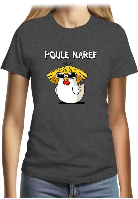 T-Shirt Femme Chanteur Poule Naref