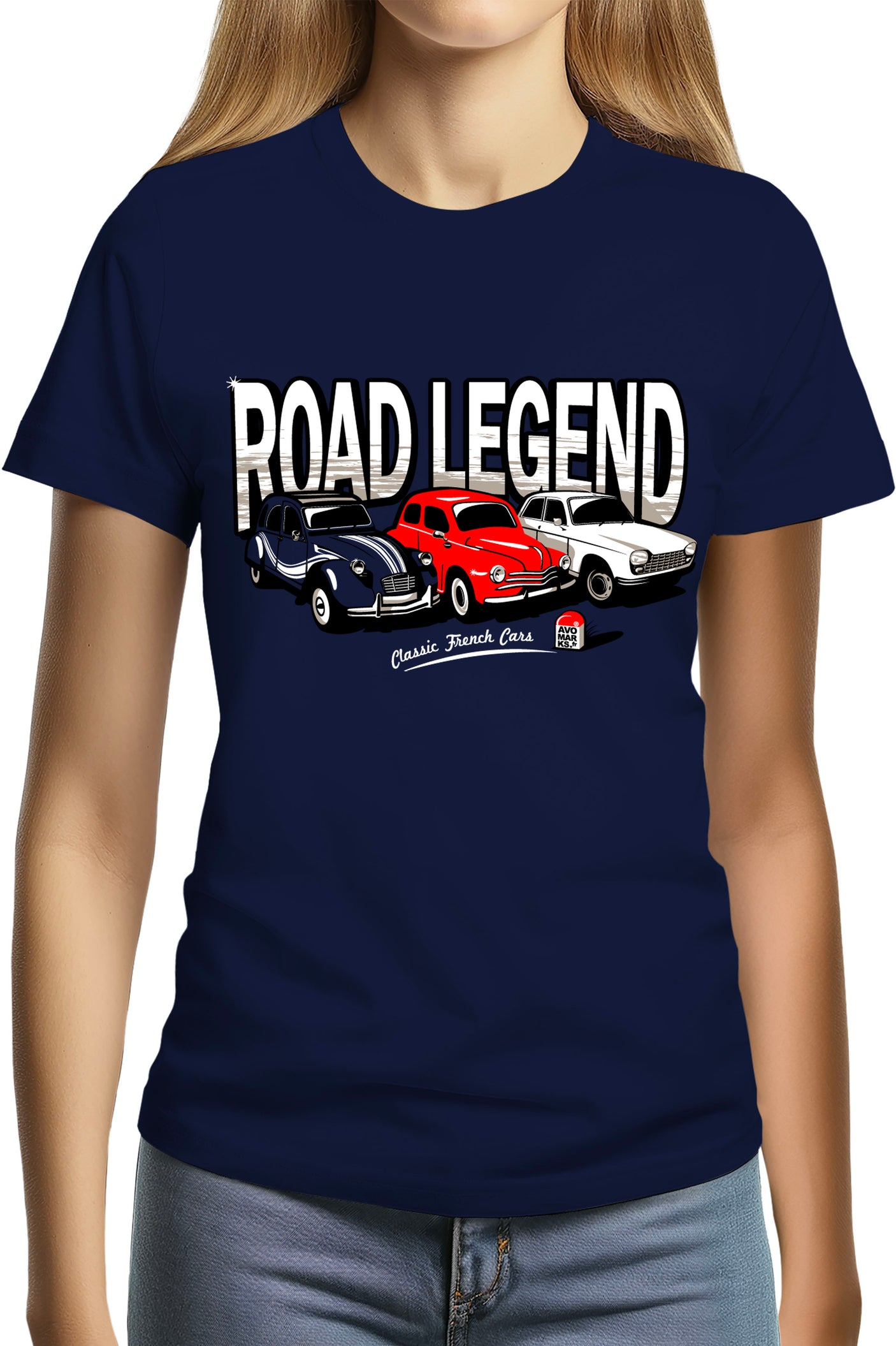 Tee-Shirt Femme Road Legend renault peugeot
