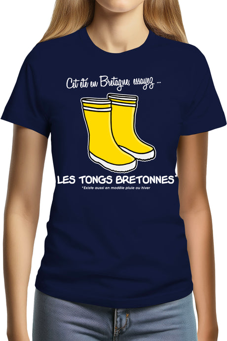 Tee-Shirt Femme Les Tongs Bretonnes