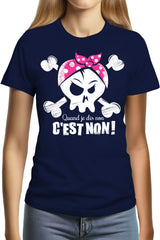 Tee-Shirt Femme Quand je dis non c'est non