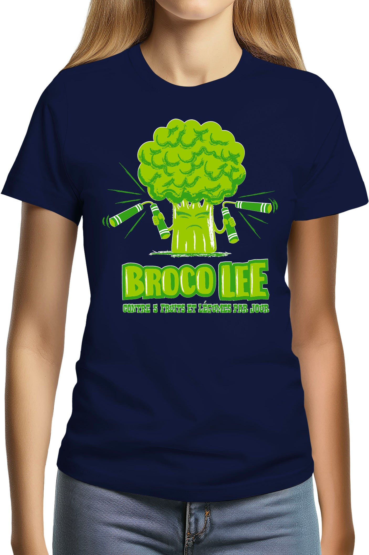 Tee-Shirt Femme Broco Lee 5 fruits et légumes