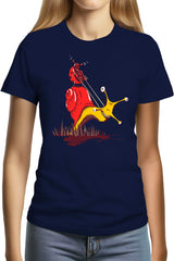 Tee-Shirt Femme Escargot Et Coccinelle