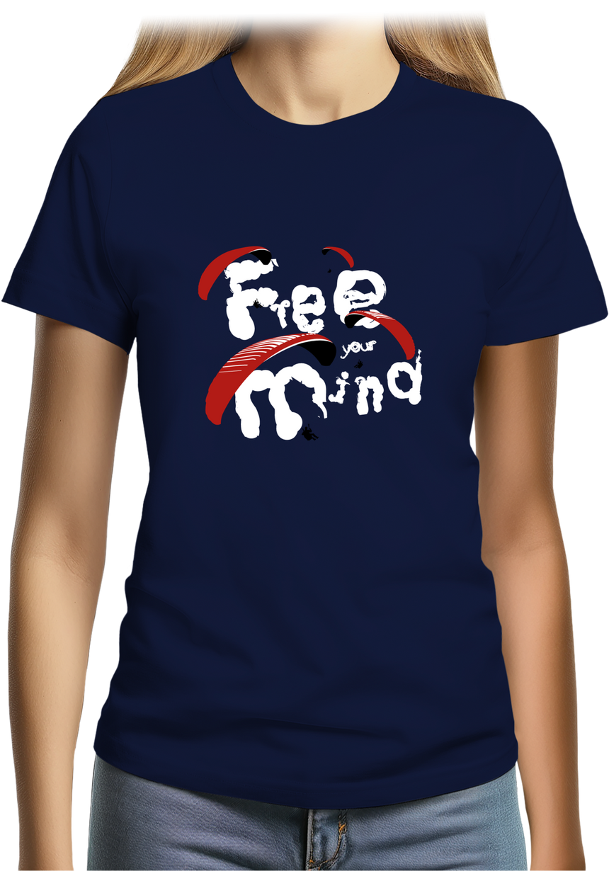 T-Shirt Femme Free Your Mind in The Sky