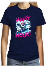 T-Shirt Femme Yeti snow en surf