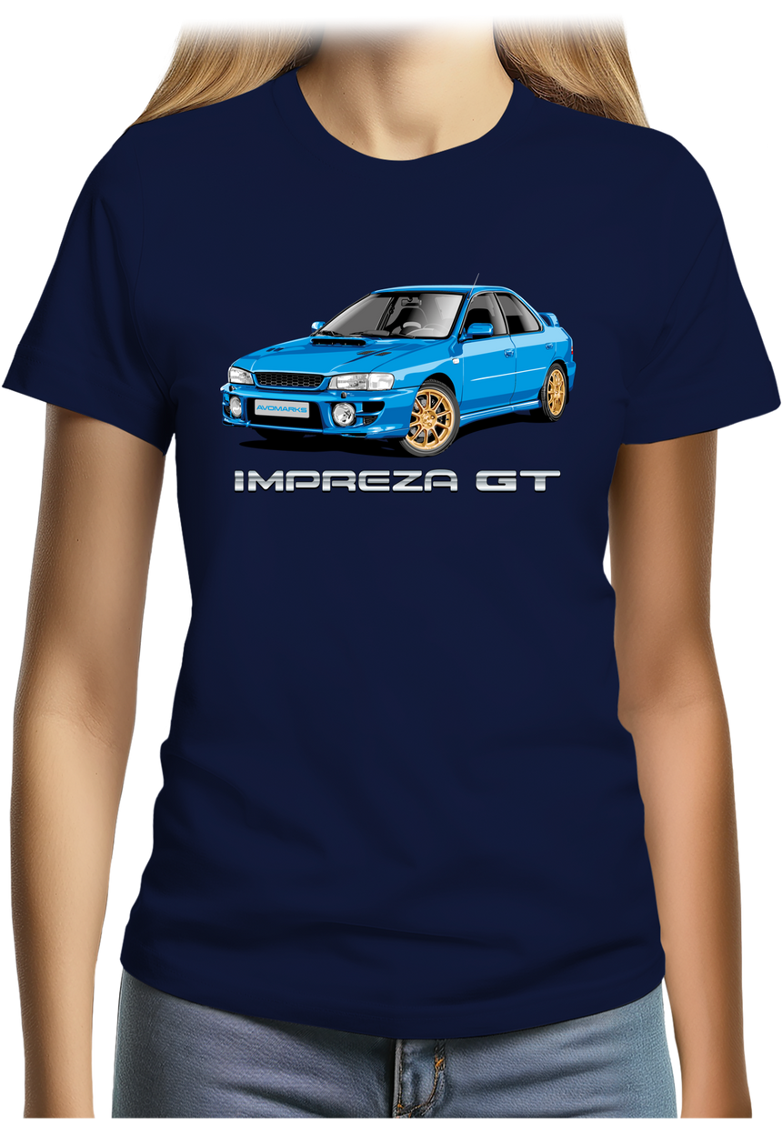 T-Shirt Femme Voiture Impreza gt