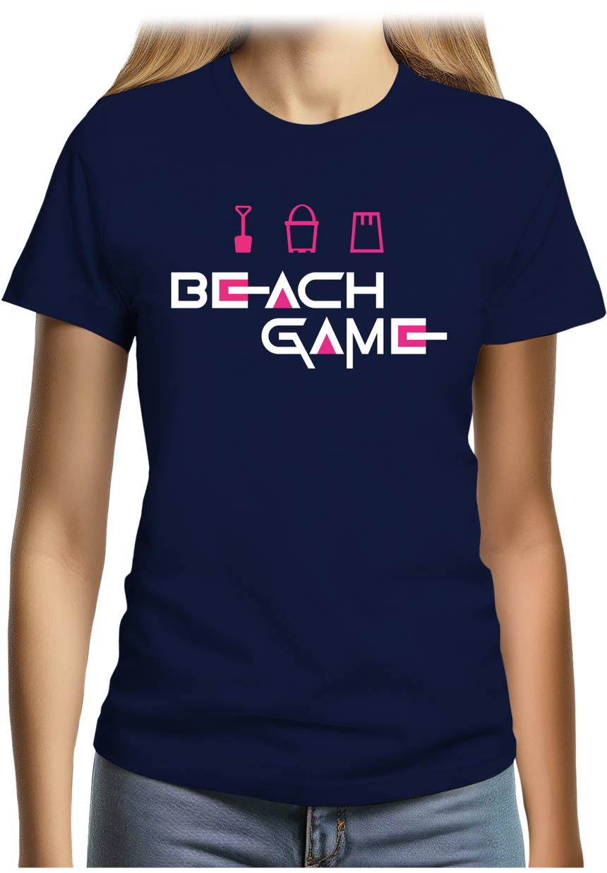 T-Shirt Femme Beach game