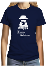 T-Shirt Femme Breaking Badminton