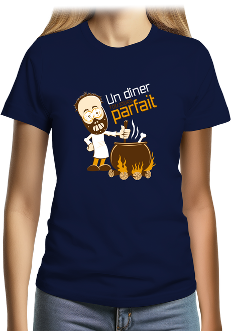 T-Shirt Femme Un Diner Toujours Parfait