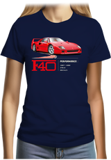 T-Shirt Femme F40 le V8 iconique