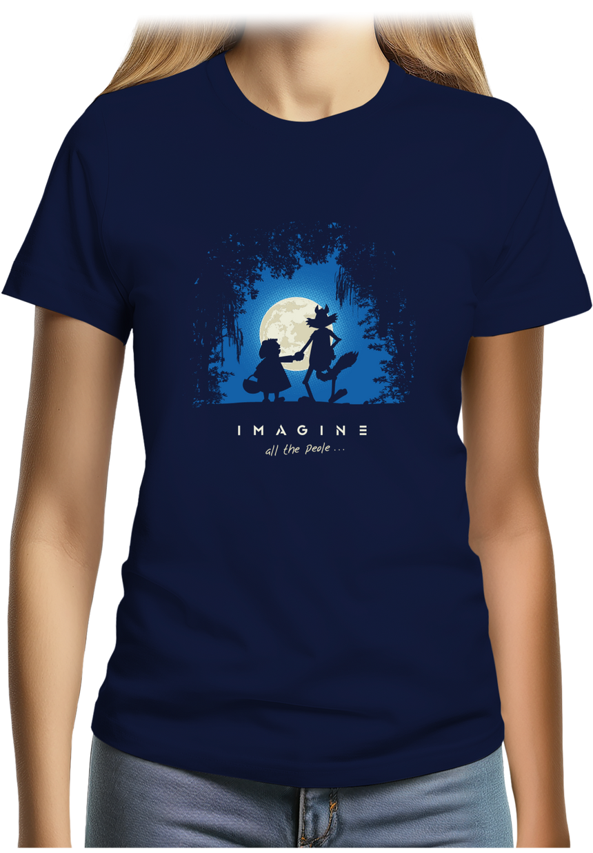 T-Shirt Femme Conte loup et chaperon rouge