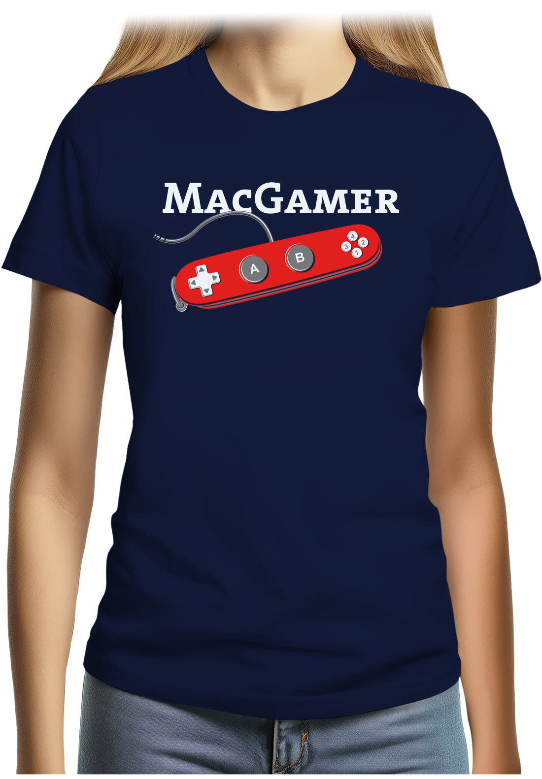 T-Shirt Femme La manette MacGamer