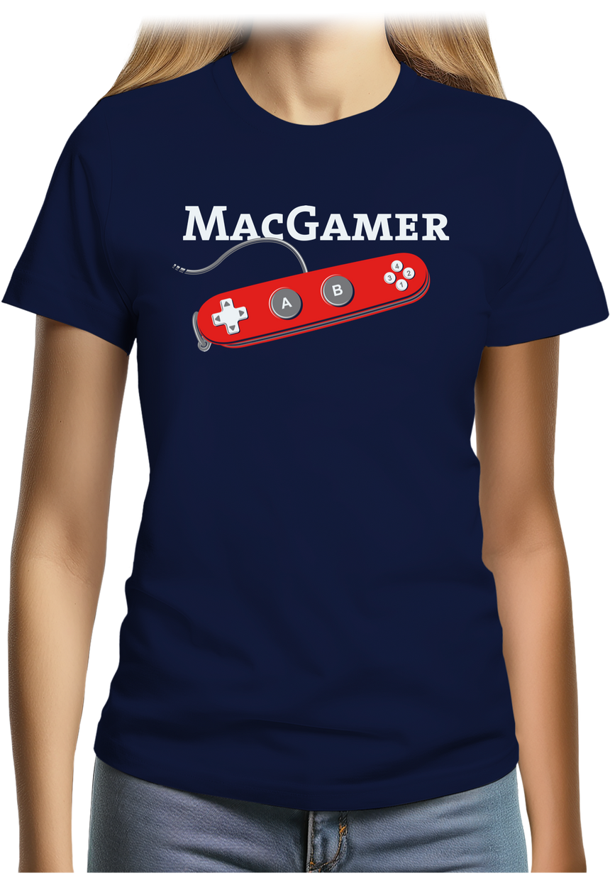 T-Shirt Femme La manette MacGamer