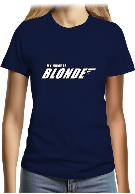 T-Shirt Femme My Name Is Blonde