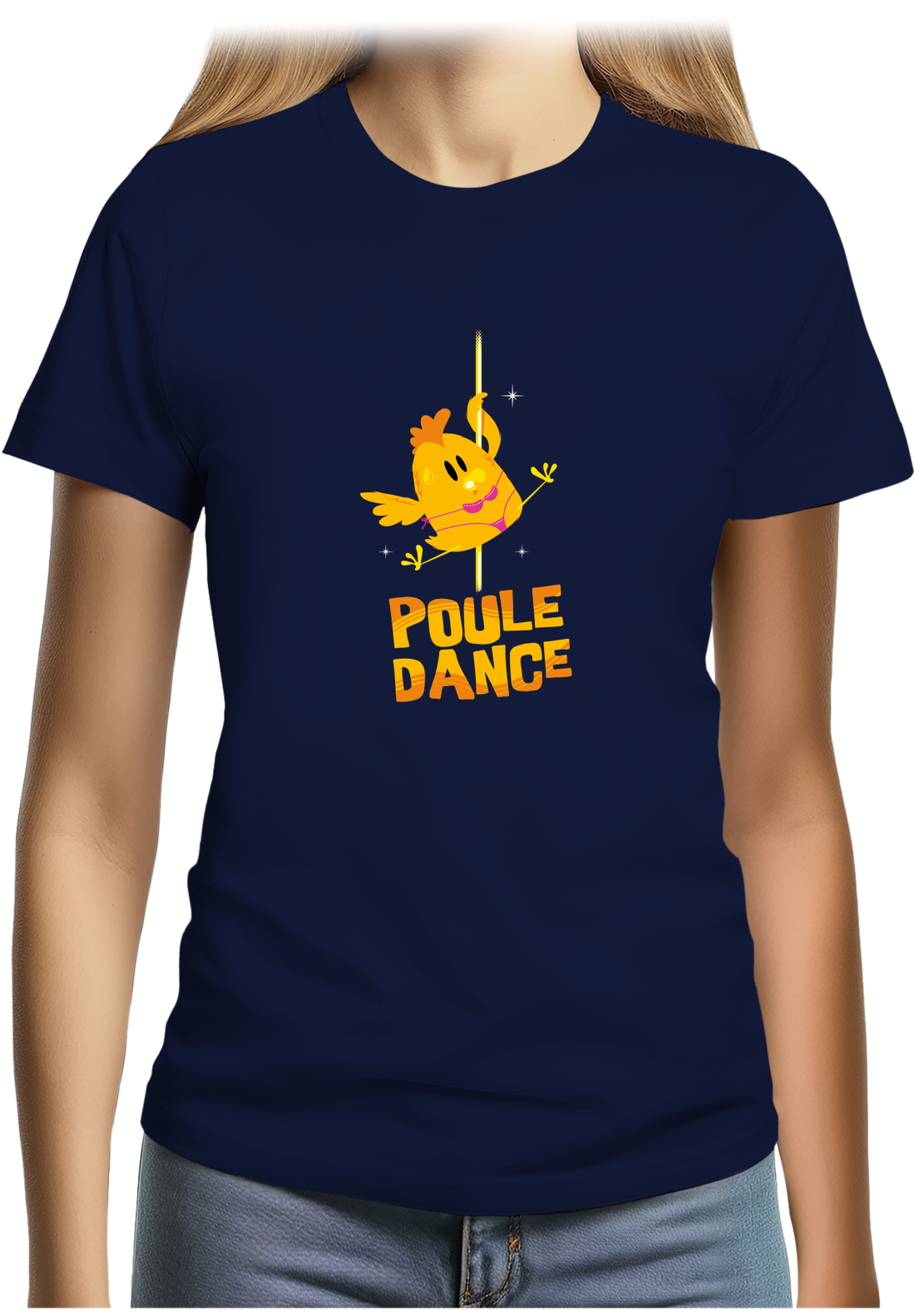 T-Shirt Femme Poule Dance