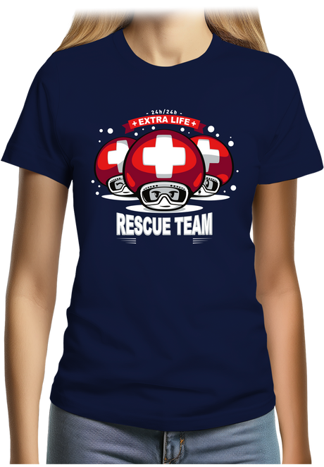 T-Shirt Femme Rescue Team jeux vidéo