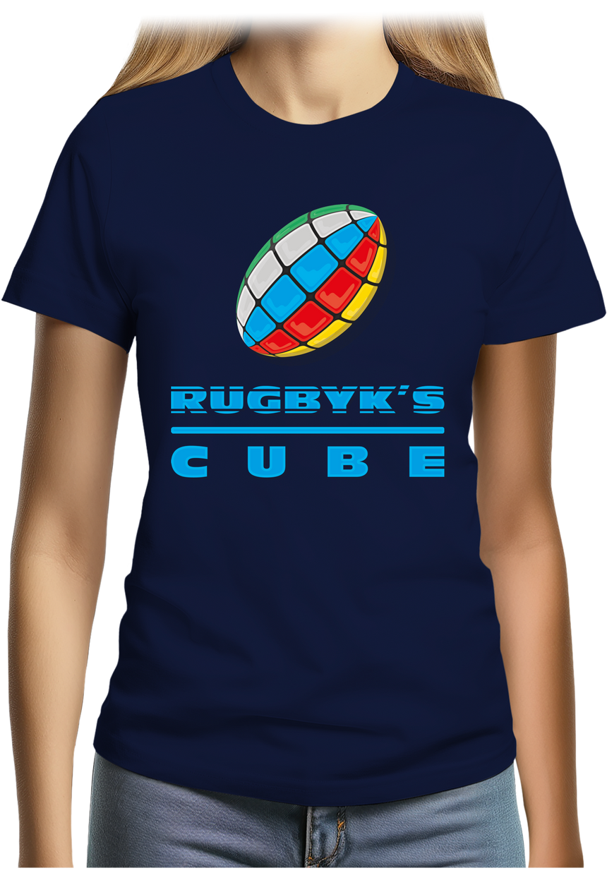 T-Shirt Femme Rugby cube