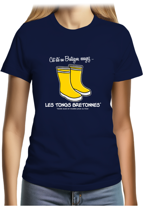 T-Shirt Femme Les Tongs Bretonnes