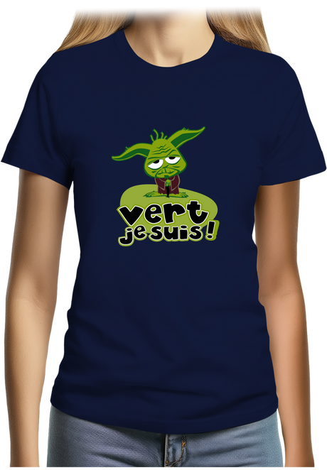 T-Shirt Femme Vert Je Suis