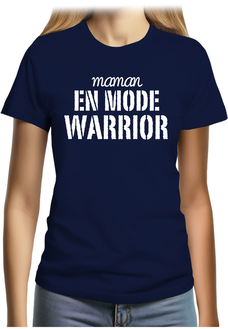 T-Shirt Femme Maman en mode Warrior