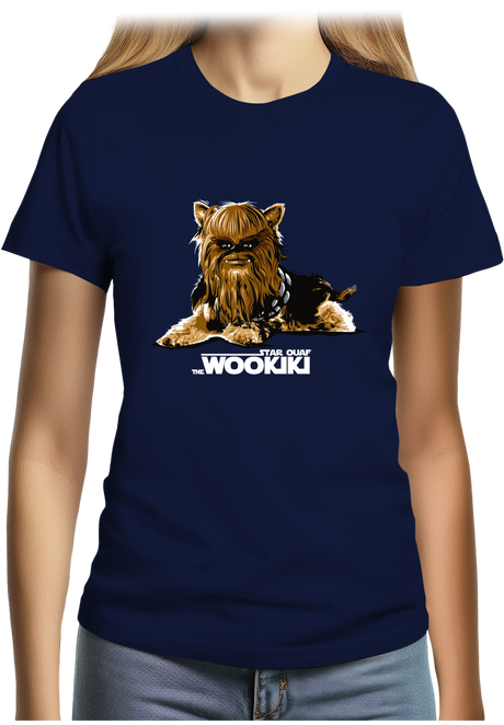 T-Shirt Femme Star ouaf, the Wookiki le chien