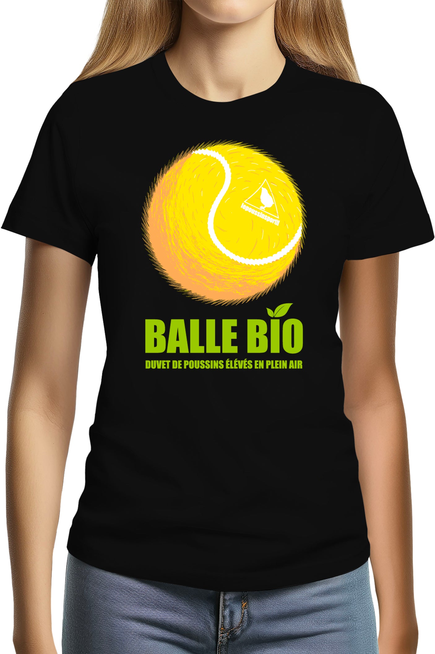 Tee-Shirt Femme Balle de tennis BIO