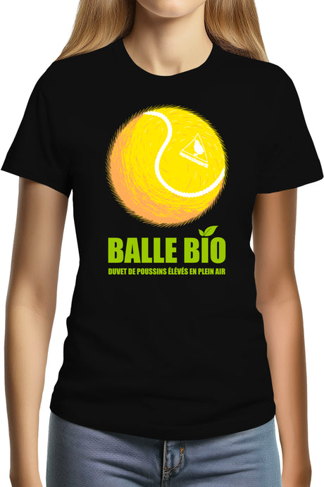 Tee-Shirt Femme Balle de tennis BIO