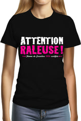Tee-Shirt Femme ATTENTION RALEUSE flash