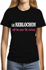 Tee-Shirt Femme Le Reblochon Fromage nichons