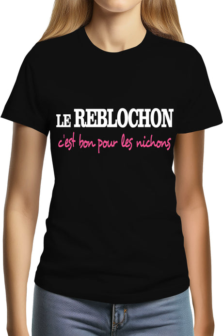 Tee-Shirt Femme Le Reblochon Fromage nichons