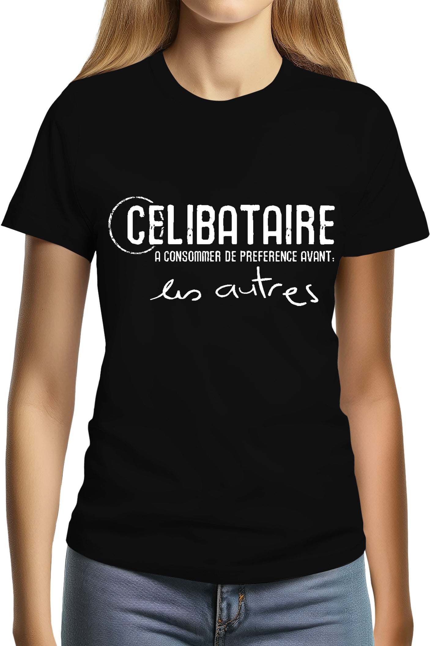 Tee-Shirt Femme Celibataire à consommer avant les autres