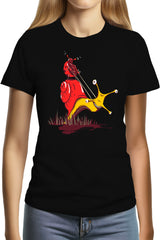 Tee-Shirt Femme Escargot Et Coccinelle