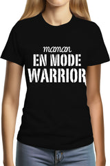 T-Shirt Femme Maman en mode Warrior