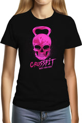 T-Shirt Femme Crossfit fluo