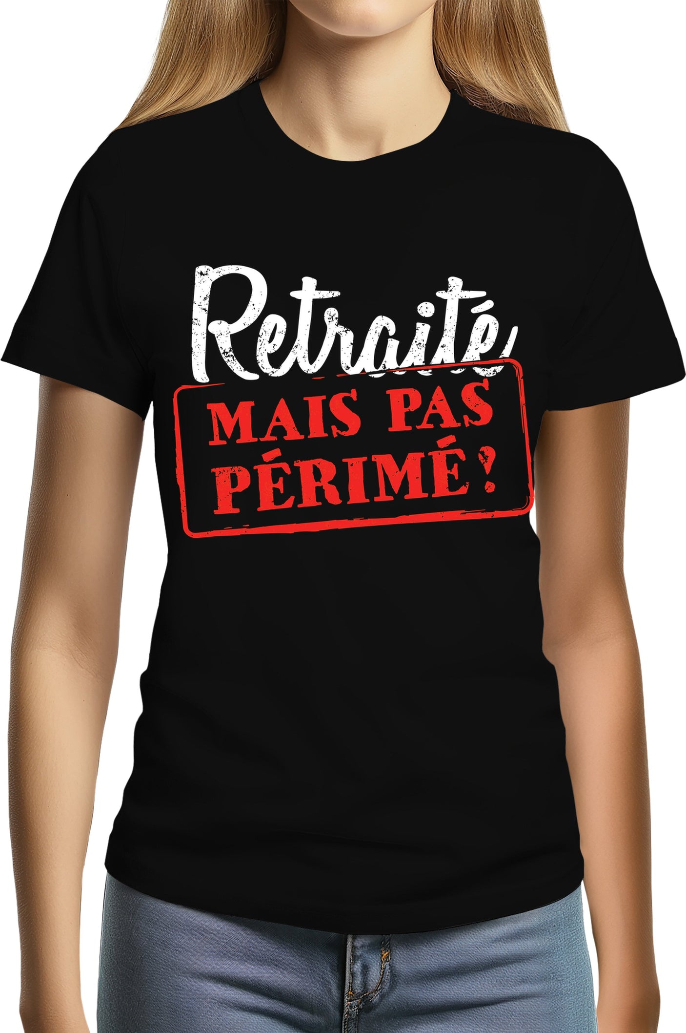 T-Shirt Femme Retraité mais pas périmé