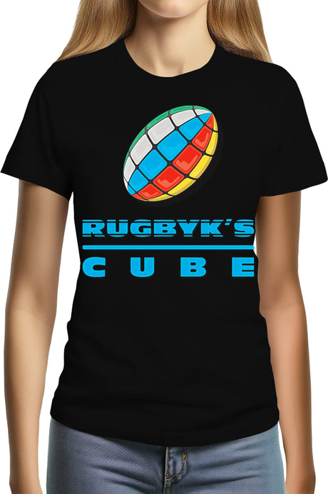 Tee-Shirt Femme RUGBY et RUBI CUBE