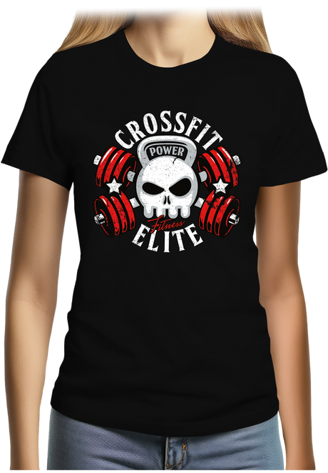 T-Shirt Femme Le poids du Crossfit d'élite