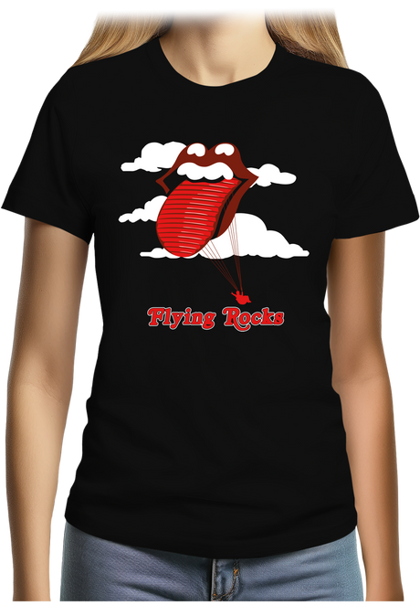 T-Shirt Femme Le parapente rock and roll