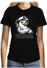 T-Shirt Femme Mouette c'est qui la patronne ?