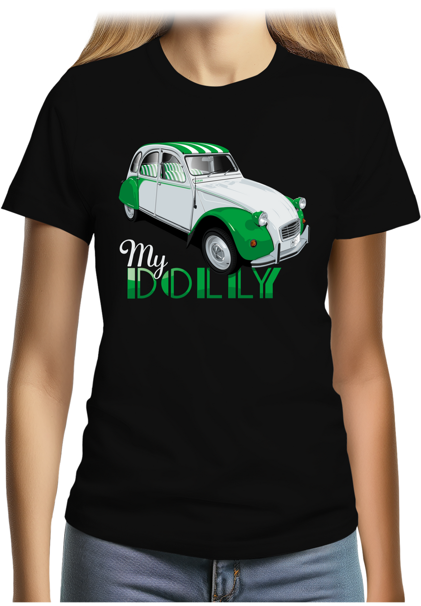 T-Shirt Femme 2CV série spéciale bicolore