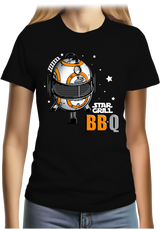T-Shirt Femme BBQ Wars le retour de star grill