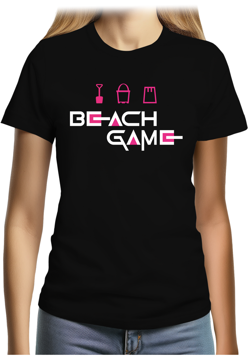 T-Shirt Femme Beach game