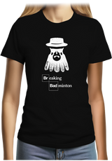 T-Shirt Femme Breaking Badminton