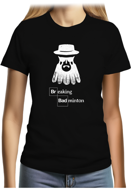 T-Shirt Femme Breaking Badminton