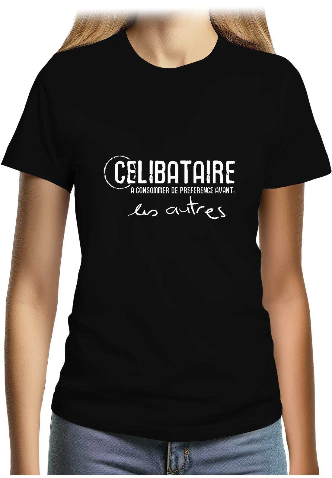 T-Shirt Femme Célibataire à consommer avant les autres