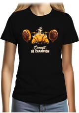 T-Shirt Femme Champion des petits déjeuners