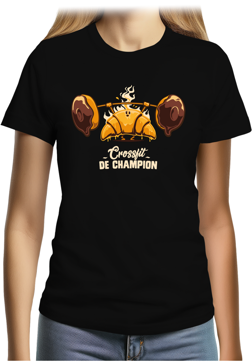 T-Shirt Femme Champion des petits déjeuners