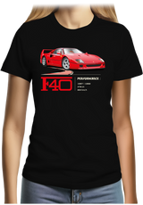 T-Shirt Femme F40 le V8 iconique