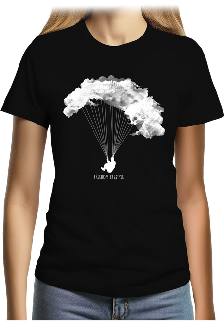 T-Shirt Femme Freedom Lifestyle en parapente